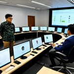 **

"A diverse group of Malaysians attending a cybersecurity awareness workshop, fully clothed, appropriate attire, in a modern training room with computers and presentation screens, focused on safe online practices, learning about phishing scams and password security, safe for work, appropriate content, professional, perfect anatomy, correct proportions, natural pose, high quality"

**
