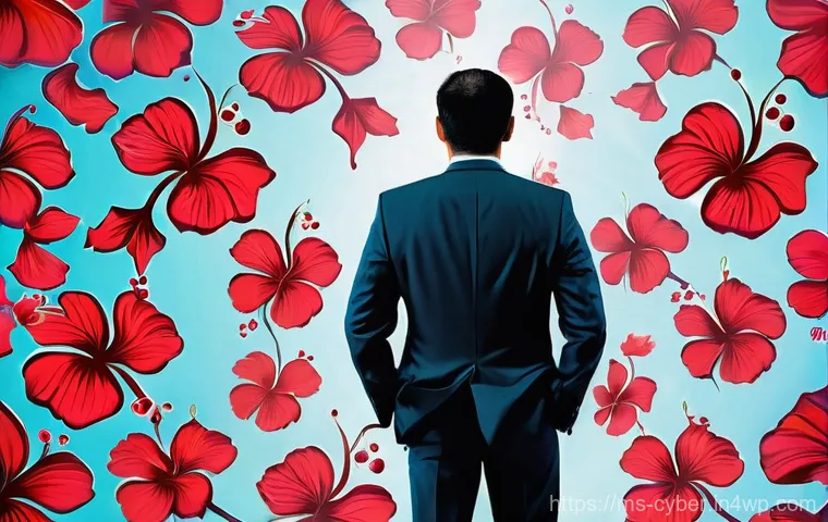 사이버 보안 규정 준수 실패 사례 연구 - **Prompt:** A distraught Malaysian small business owner, wearing traditional business attire like a ...