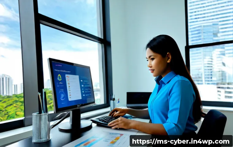 사이버 보안 규정 준수 관리를 위한 KPI 설정 - Photorealistic cybersecurity compliance KPI management scene in a modern Kuala Lumpur office, Malays...